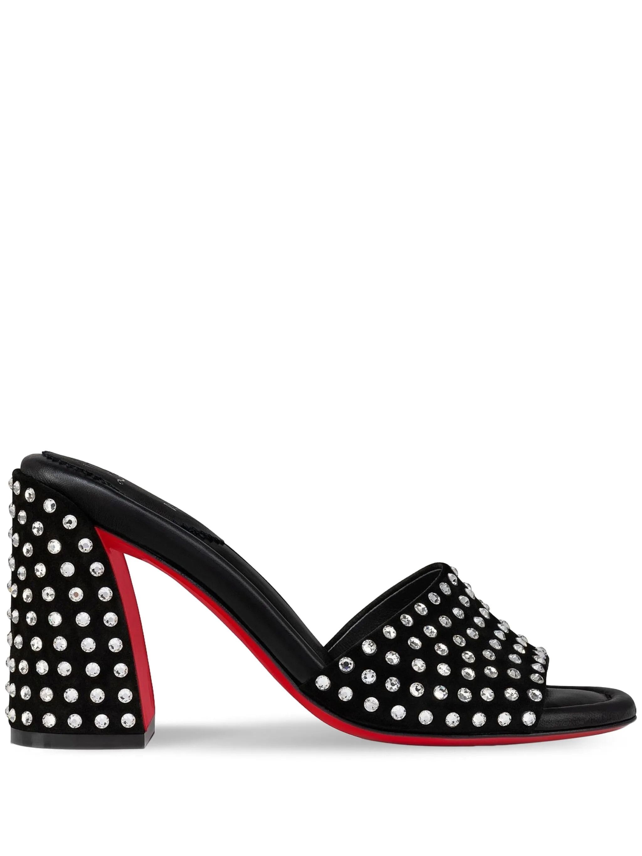 Christian Louboutin o1w1db10725 Sandals in Black Size US 7 / IT 37 - 2 Thumbnail