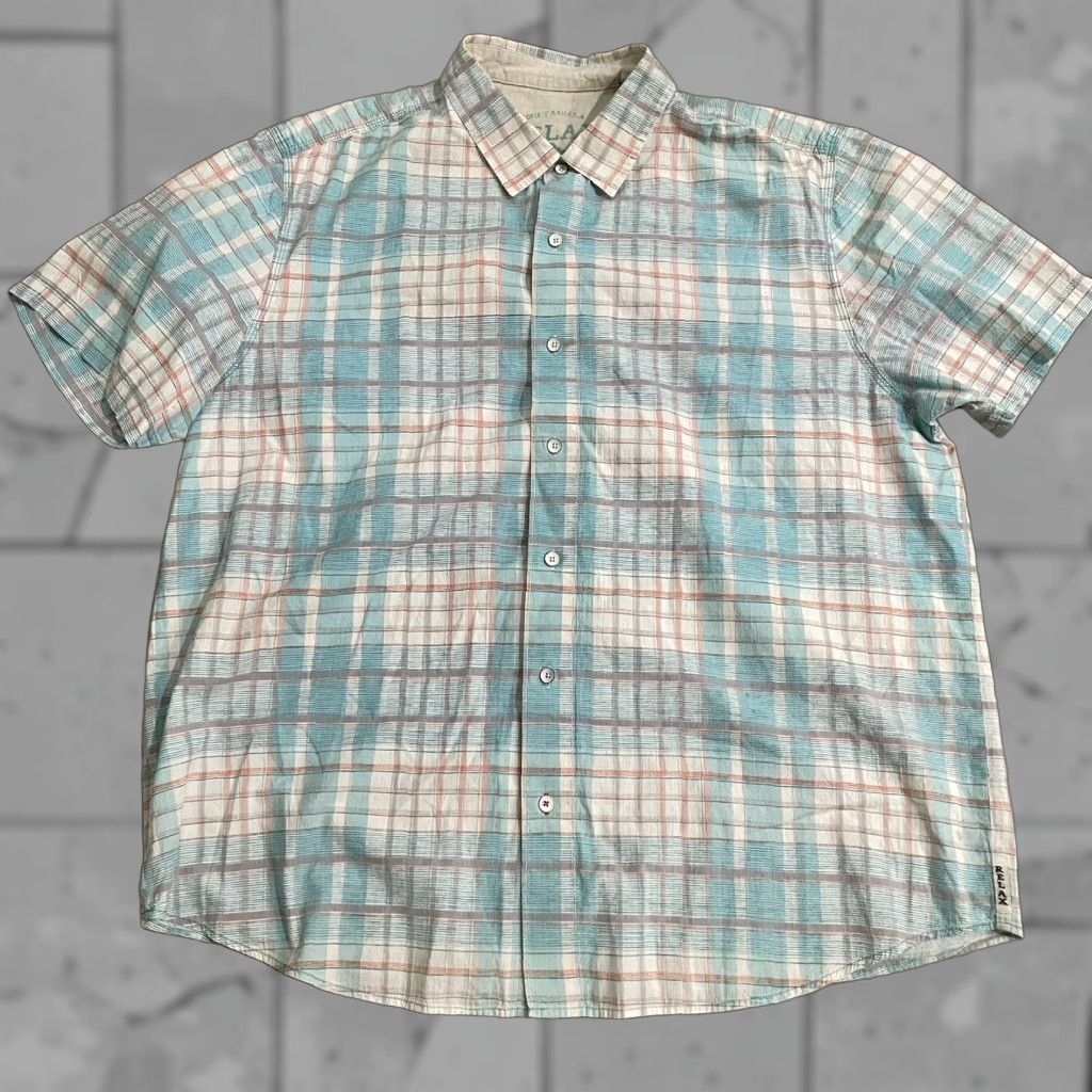 Tommy Bahama Tommy Bahama Button-Down Shirt Mens XXL Plaid Multicolor Relaxed Modern Fit Short Sleeve Button-Up Shirt Size US XXL / EU 58 / 5 - 1 Thumbnail