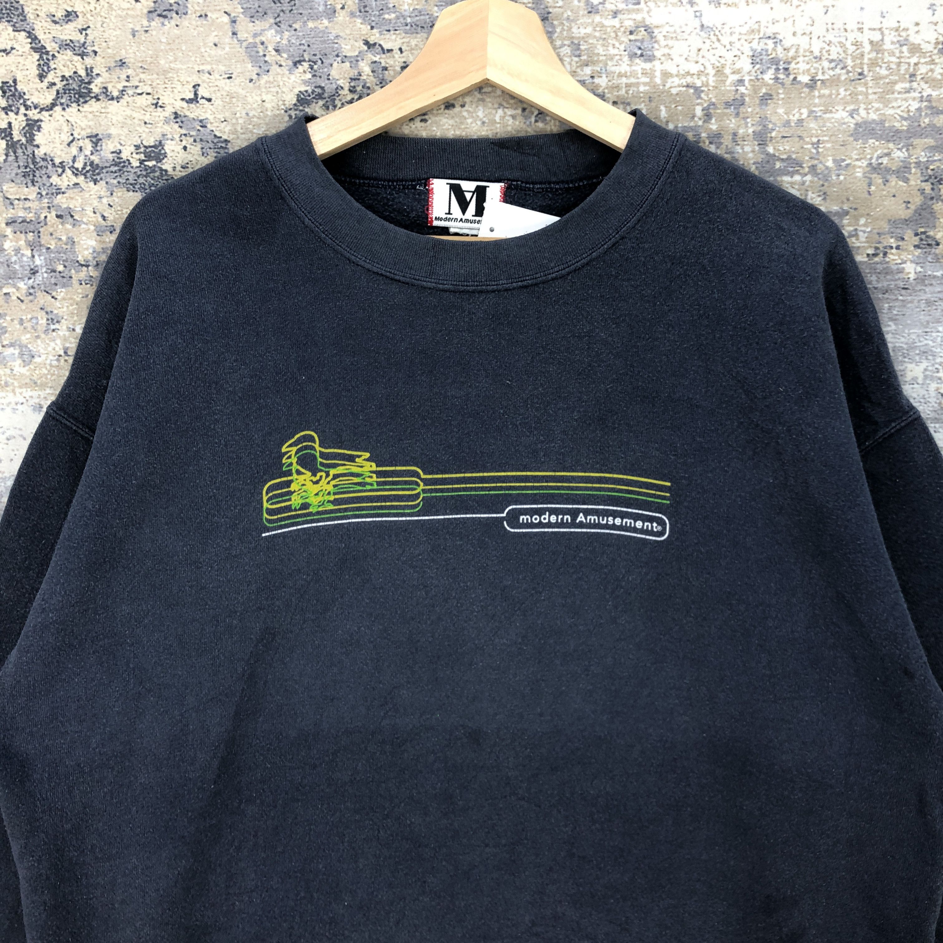 Japanese Brand Vintage Modern Amusement Sweater Sweatshirt Japanese Jumper Size US M / EU 48-50 / 2 - 2 Thumbnail