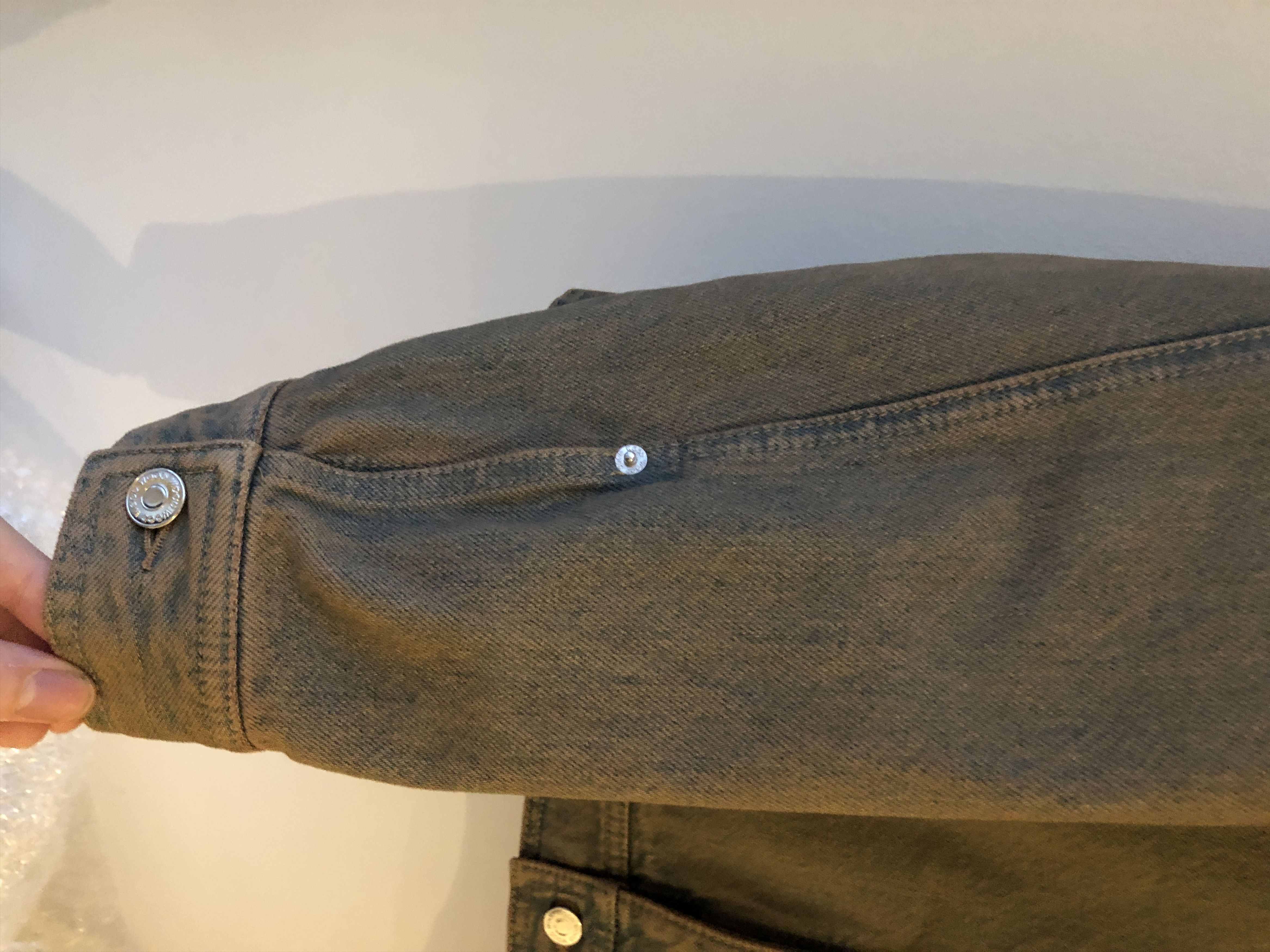 Acne Studios × Helmut Lang × Wood Wood NWOT $500 - Vintage Beige Denim Jacket Size US L / EU 52-54 / 3 - 8 Thumbnail