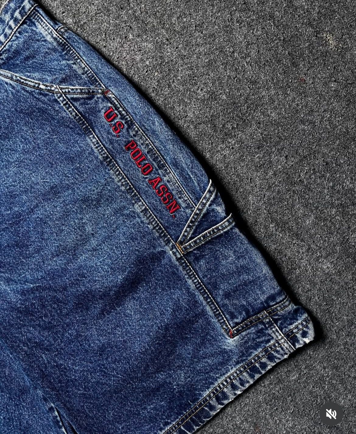 U.S. Polo Assn. × Vintage 90’S JORTS PANTS US POLO ASSN CARPENTER Y2K Size US 40 / EU 56 - 10 Thumbnail