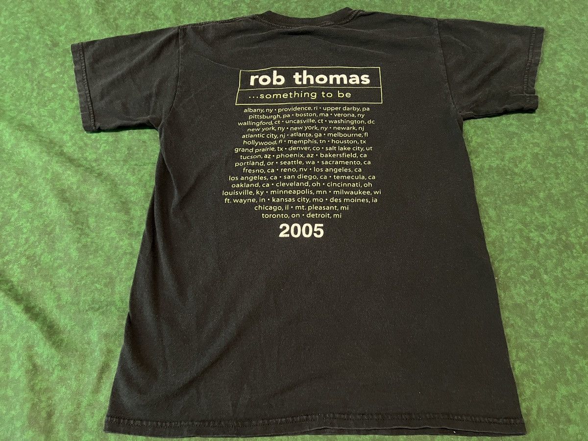 Band Tees × Vintage Vintage 2005 Rob Thomas Something to Be Tour T Shirt Size US S / EU 44-46 / 1 - 5 Thumbnail