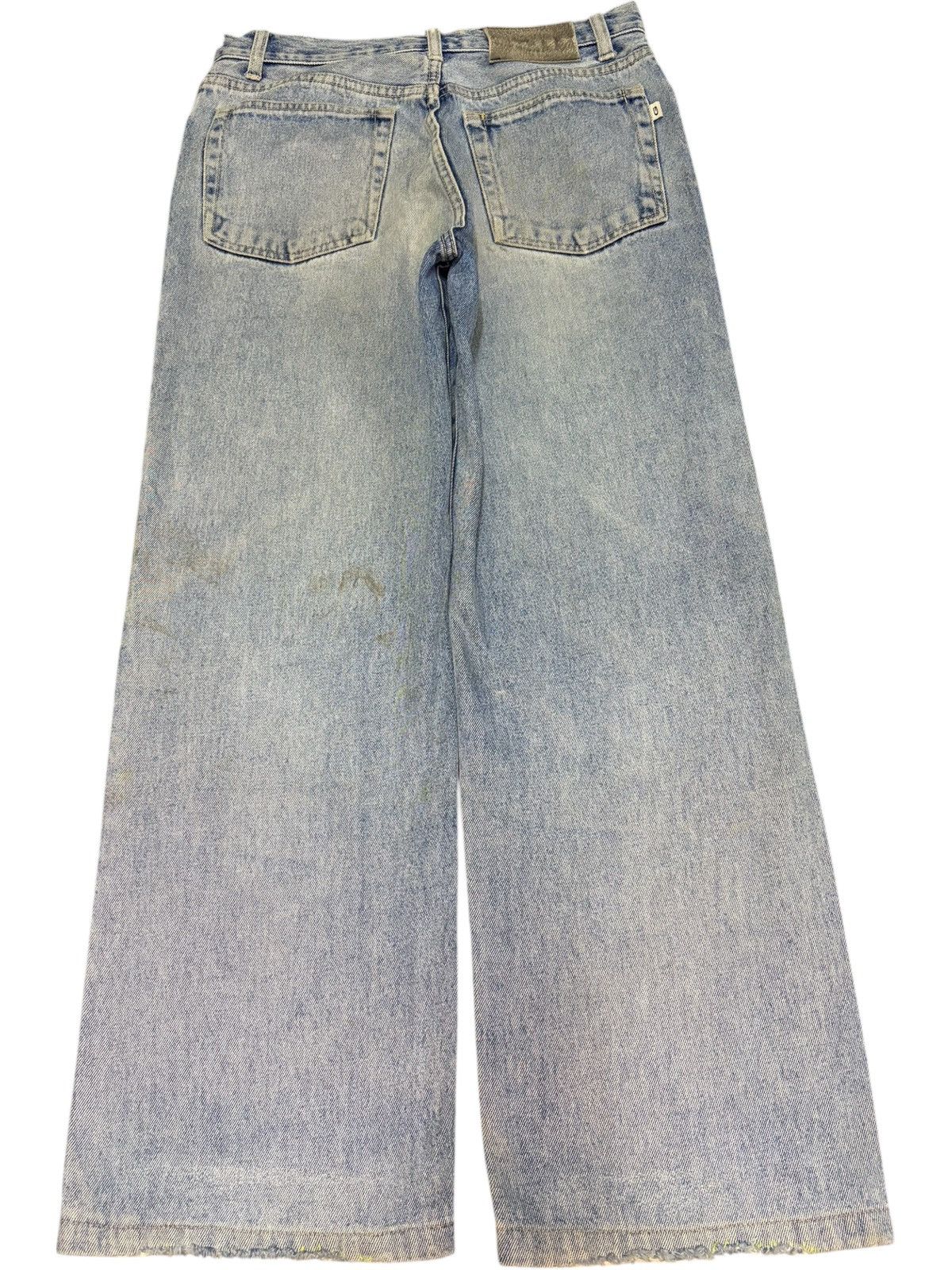 Edwin Vintage Japanese Brand Mud Wash Distress Loose Jeans Size US 29 - 2 Thumbnail