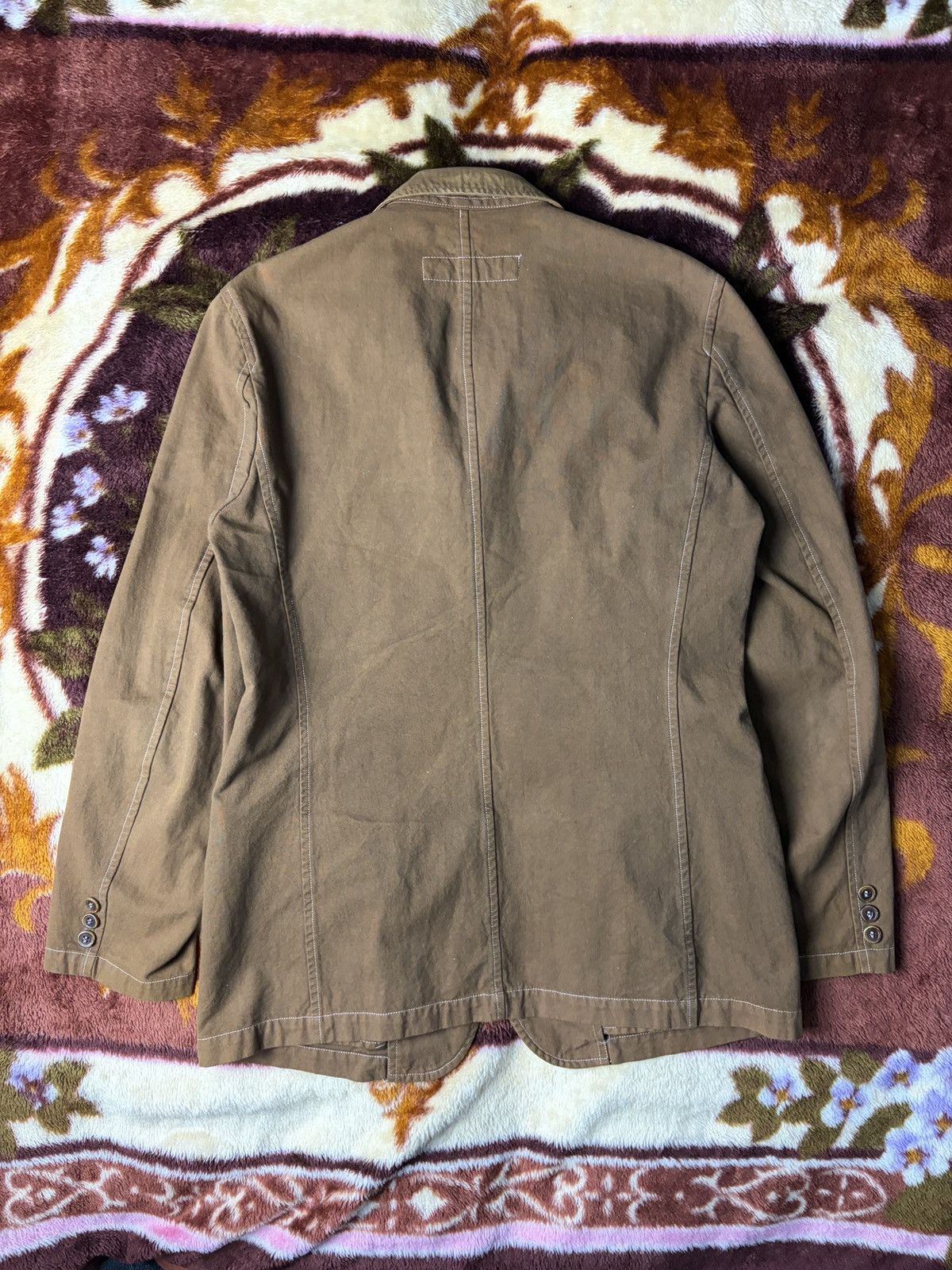 Comme des Garcons Homme CDGH 2002 - Brown Suit Jacket Size US S / EU 44-46 / 1 - 3 Thumbnail
