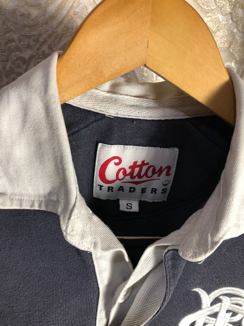 Cotton Traders × Vintage VERY RARE COTTON TRADERS BARBARIANS RETRO RUGBY JERSEY 90s Size US S / EU 44-46 / 1 - 3 Thumbnail