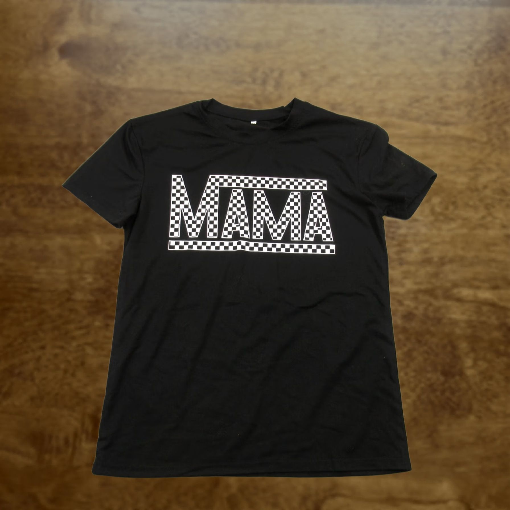 Vintage Mama Shirt Womens Small Short Sleeve Lightweight Crew Neck Black Shirt Size M / US 6-8 / IT 42-44 - 1 Thumbnail