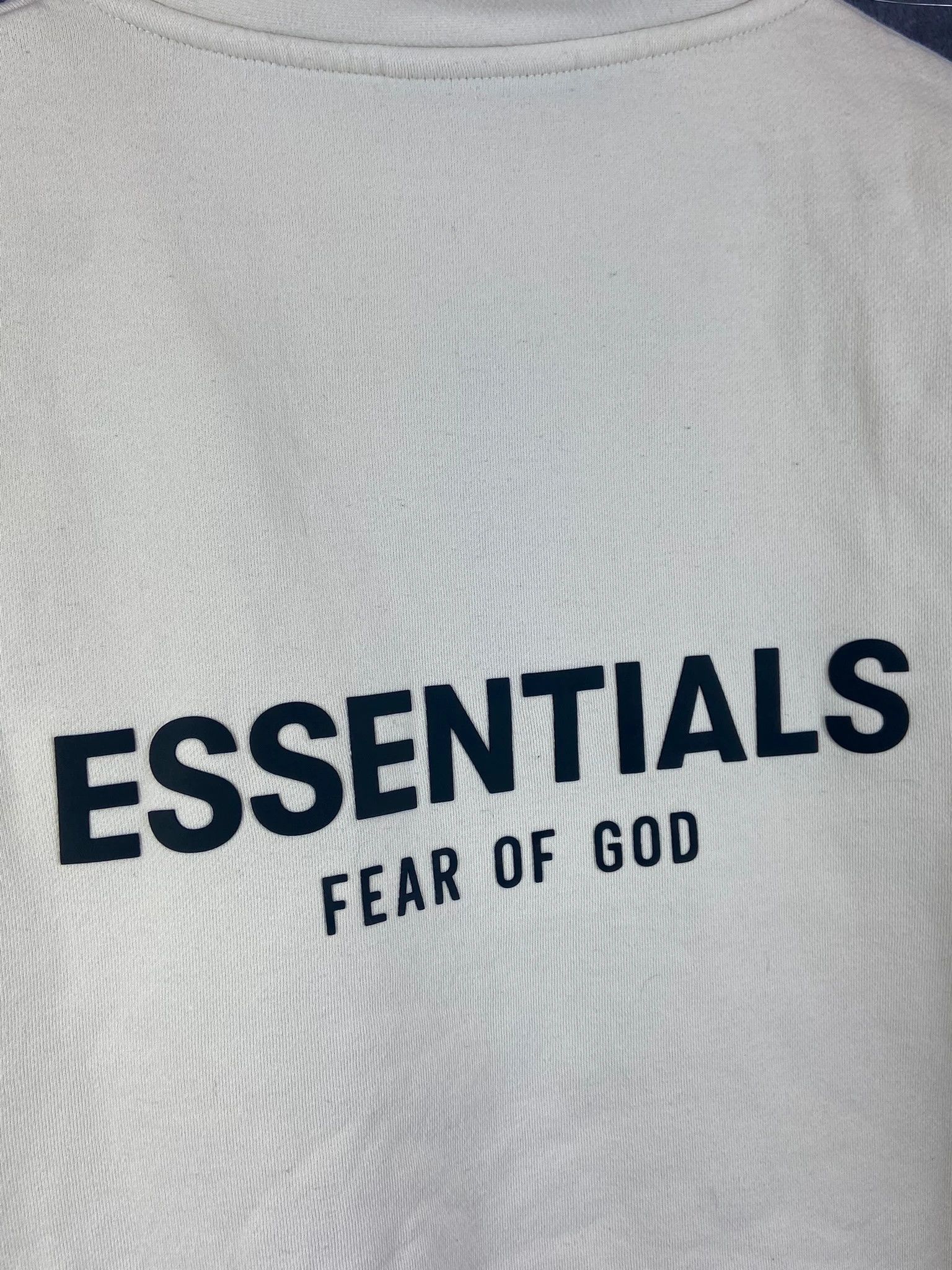 Fear of God Fear of God Essentials Beige Half-Zip Sweatshirt Staple (M) Size US M / EU 48-50 / 2 - 8 Thumbnail