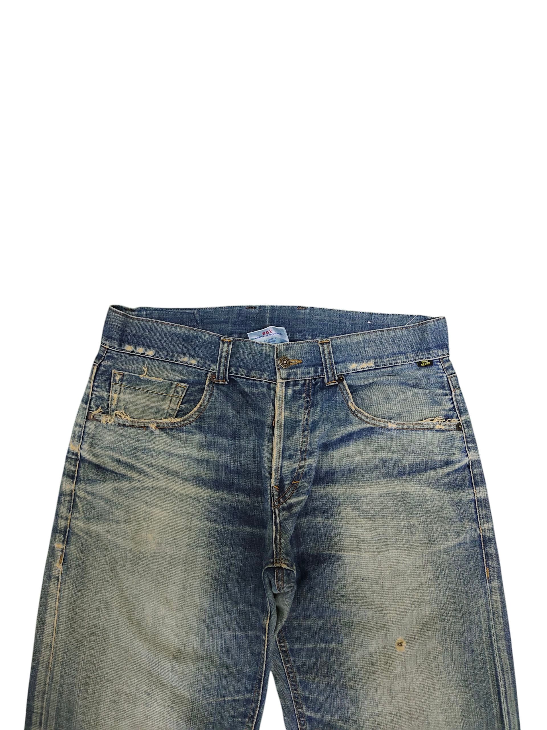 Comme des Garcons × Undercover Mini Brand Japan Clawmark Distress Loose Jeans Size US 36 / EU 52 - 2 Thumbnail