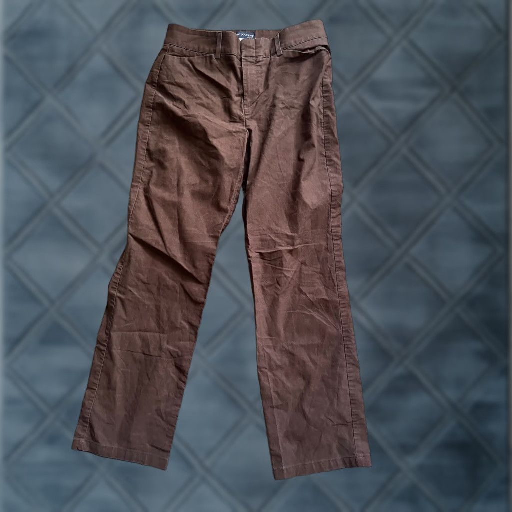 Dockers DOCKERS Women Pants 6P Petite Brown Solid Cotton Poly Knit Flat Front Casual Chino Straight Inseam 30in Womens Pants Size 28" / US 6 / IT 42 - 1 Thumbnail