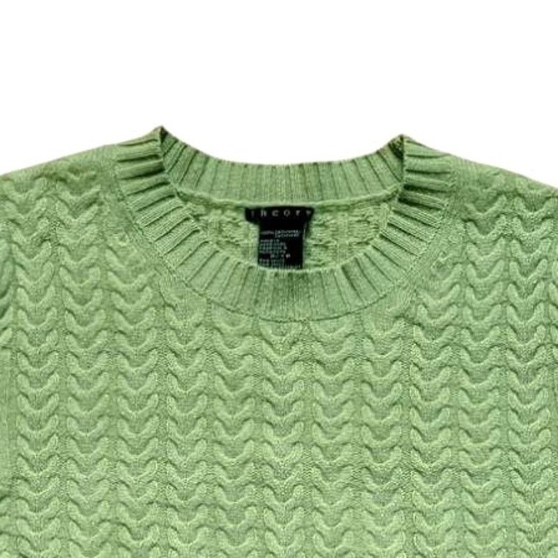 Theory Theory Green Cashmere Sweater | Size XS Size XS / US 0-2 / IT 36-38 - 3 Thumbnail