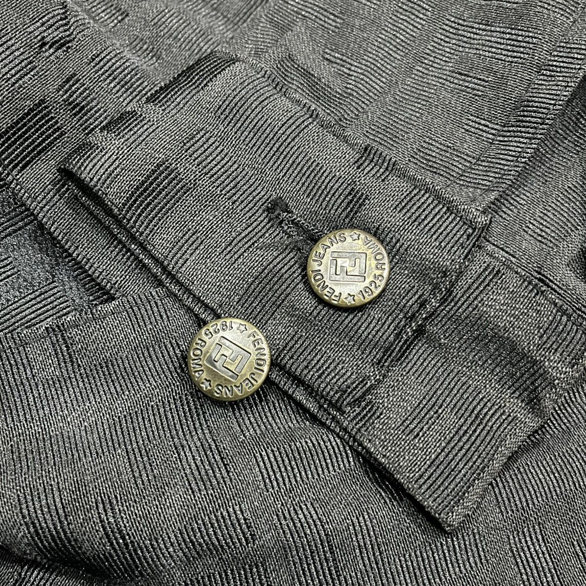 Fendi × Vintage Vintage Fendi Zucca Trucker Jacket Size US M / EU 48-50 / 2 - 6 Thumbnail