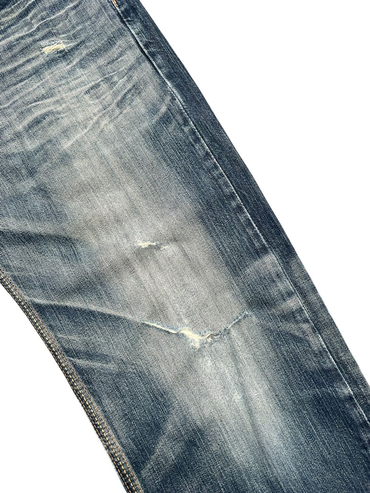 Edwin Vintage Edwin 444XVS Distresed Jeans Size US 33 - 3 Thumbnail