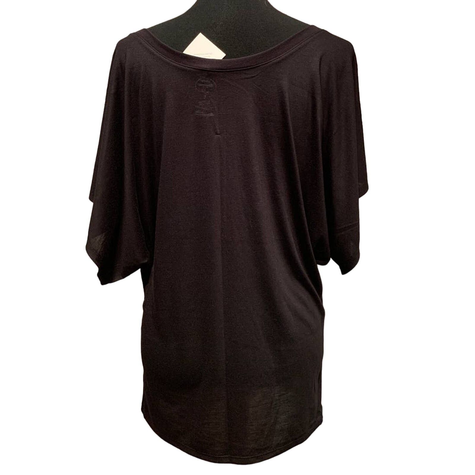 Handmade New 2X Rhinestone Autumn Leaves Batwing Dolman Blouse Top Size XXL / US 16-18 / IT 52-54 - 4 Thumbnail