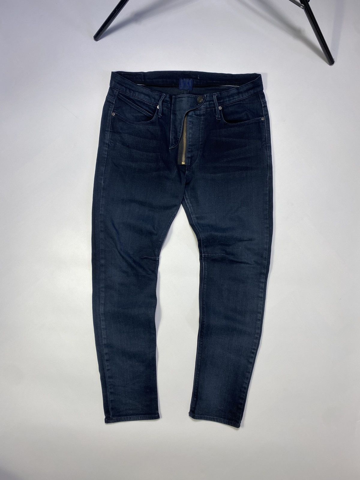 Rta Rta Small Black Spell Navy Denim Skinny Jeans Size 30 Size US 30 / EU 46 - 1 Thumbnail