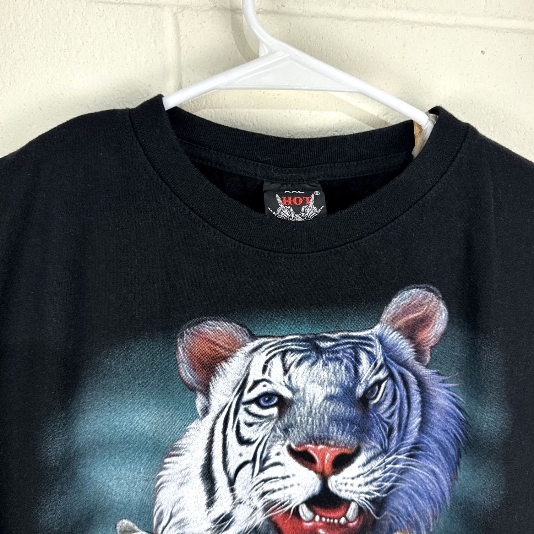 Doublet Vintage Hot Rock Snow Tiger Graphic Tee XXL Black Double Sided 25x31 Size US XXL / EU 58 / 5 - 5 Thumbnail