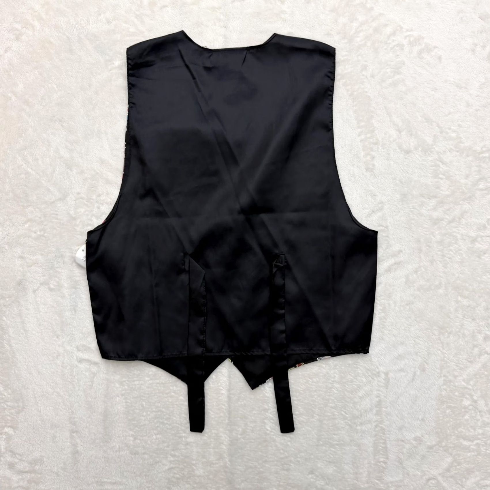 Disney VINTAGE Looney Tunes Vest Mens One Size Black Cartoon Characters Novelty 90s Size US M / EU 48-50 / 2 - 7 Thumbnail