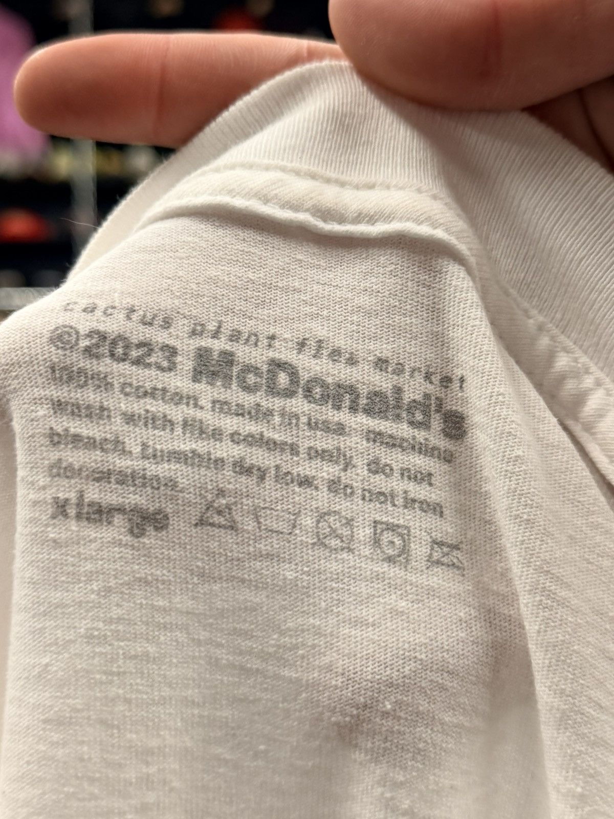 Cactus Plant Flea Market CPFM X McDonald’s T-Shirt Size US XL / EU 56 / 4 - 3 Thumbnail
