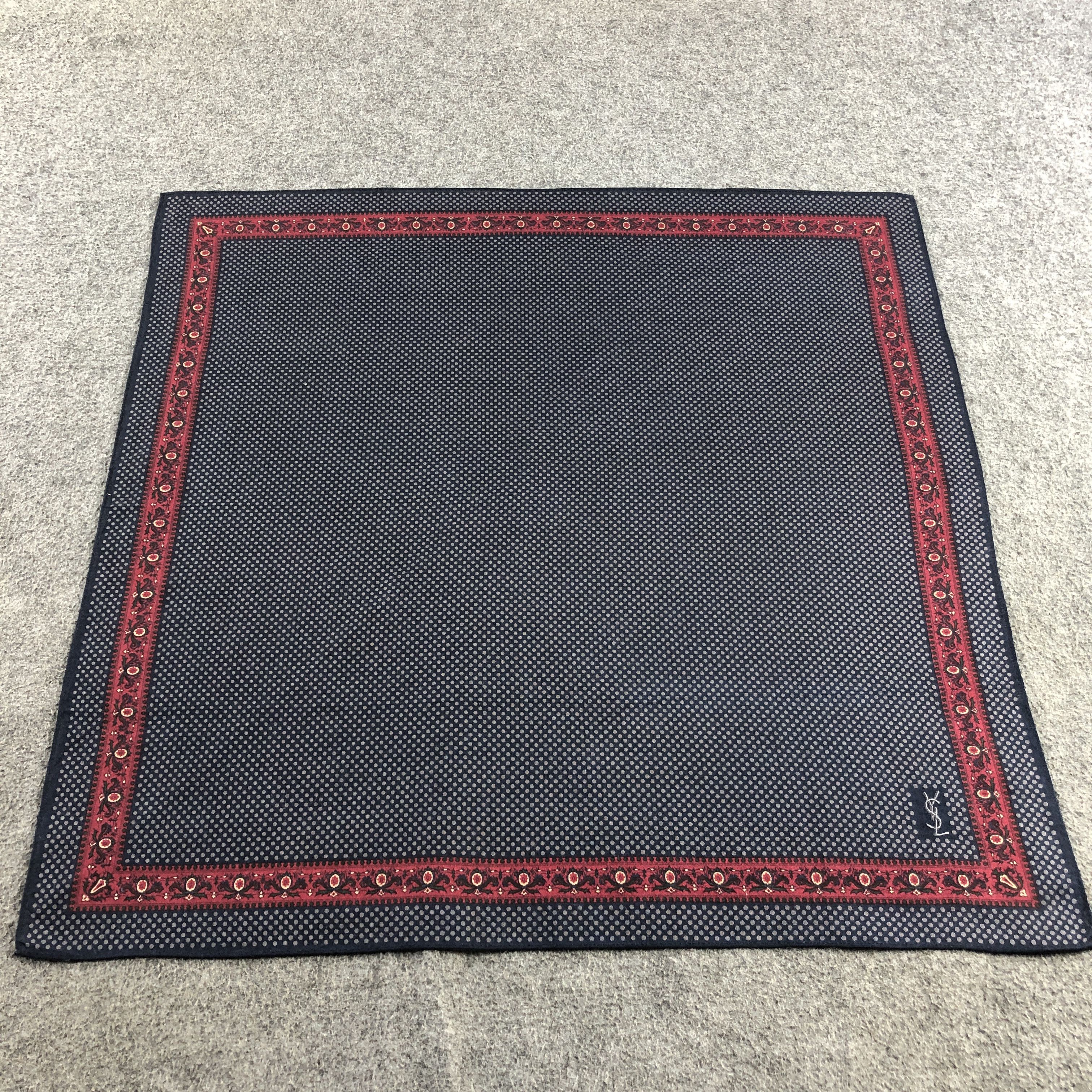 Yves Saint Laurent YSL Handkerchief Neckerchief Bandana H2656 Size ONE SIZE - 2 Thumbnail