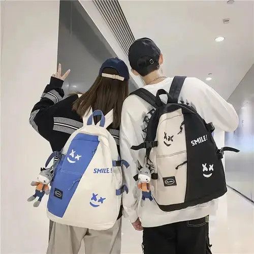 Japanese Brand Fashion cute teddy bear cartoon smile backpack y2k Size ONE SIZE - 4 Thumbnail