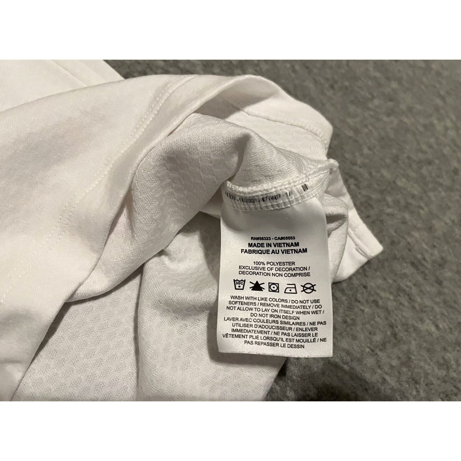 Nike Nike Dri-FIT Golf Polo Shirt Women's Medium White LA Rams Size M / US 6-8 / IT 42-44 - 5 Thumbnail