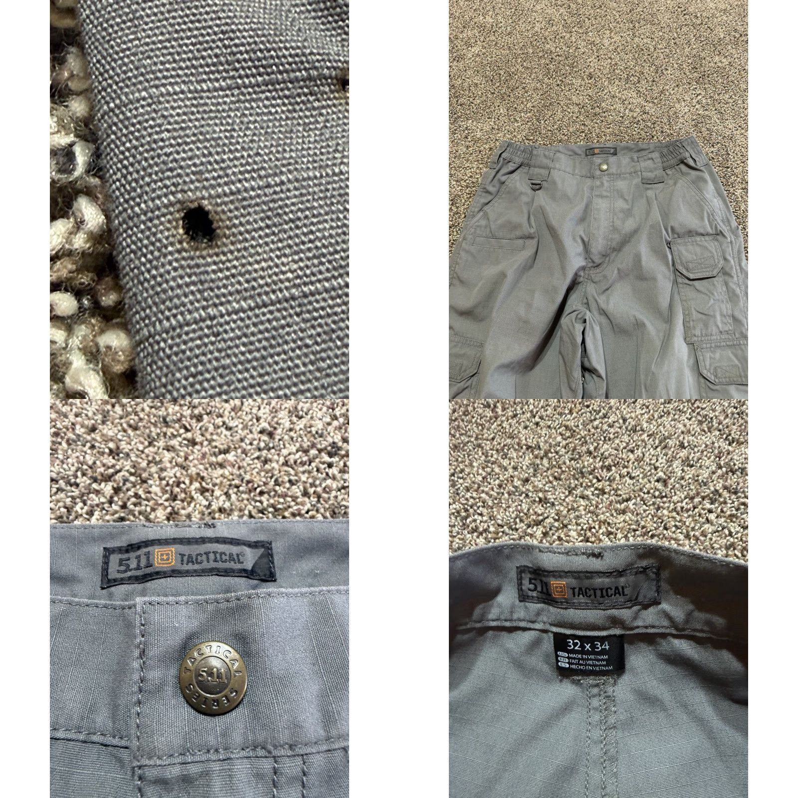 Vintage 5.11 Tactical Mens Pants Cargo Size 32 Gray 32X34 Size US 32 / EU 48 - 8 Thumbnail