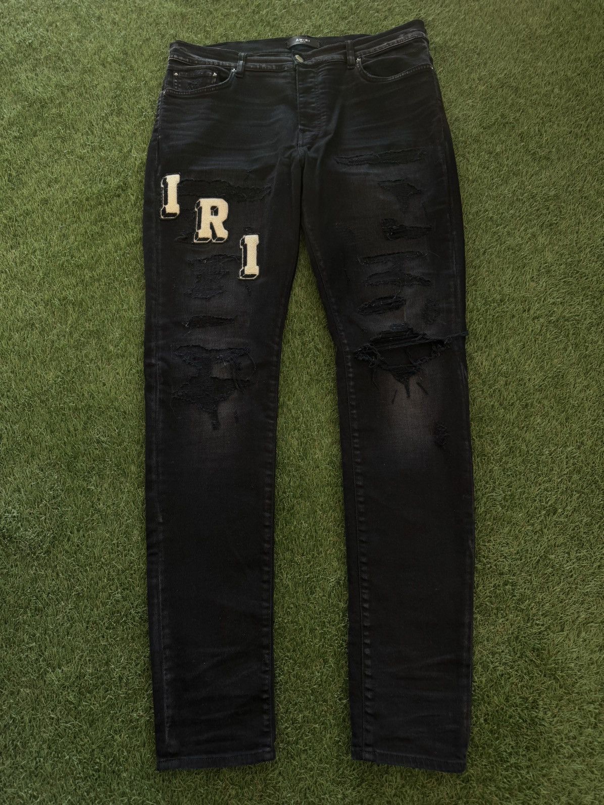 Amiri Amiri Black White Amiri Logo Size 36 CLEAN 🧼 Size US 36 / EU 52 - 1 Thumbnail