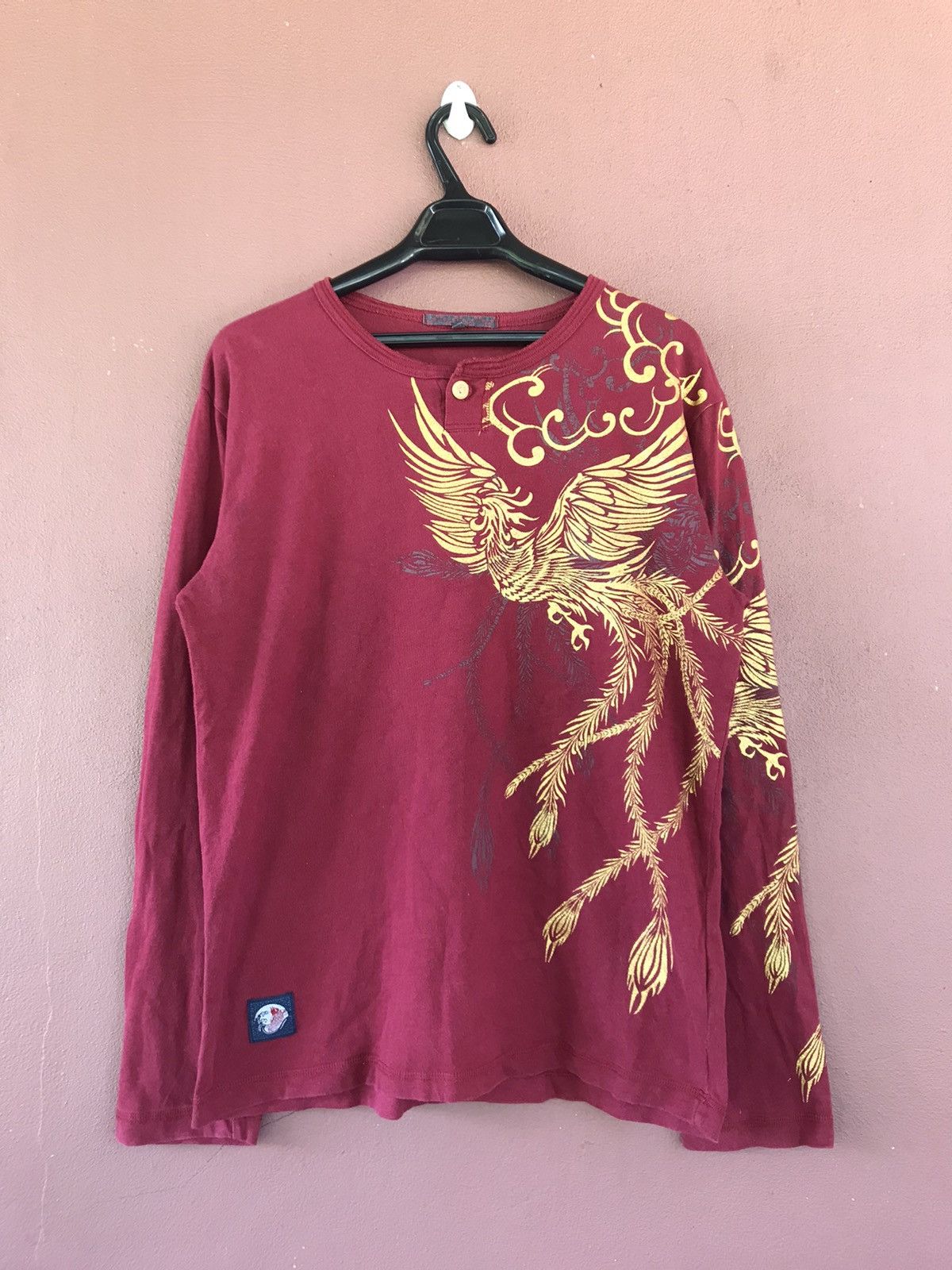 Sukajan Birds Long sleeves size L
