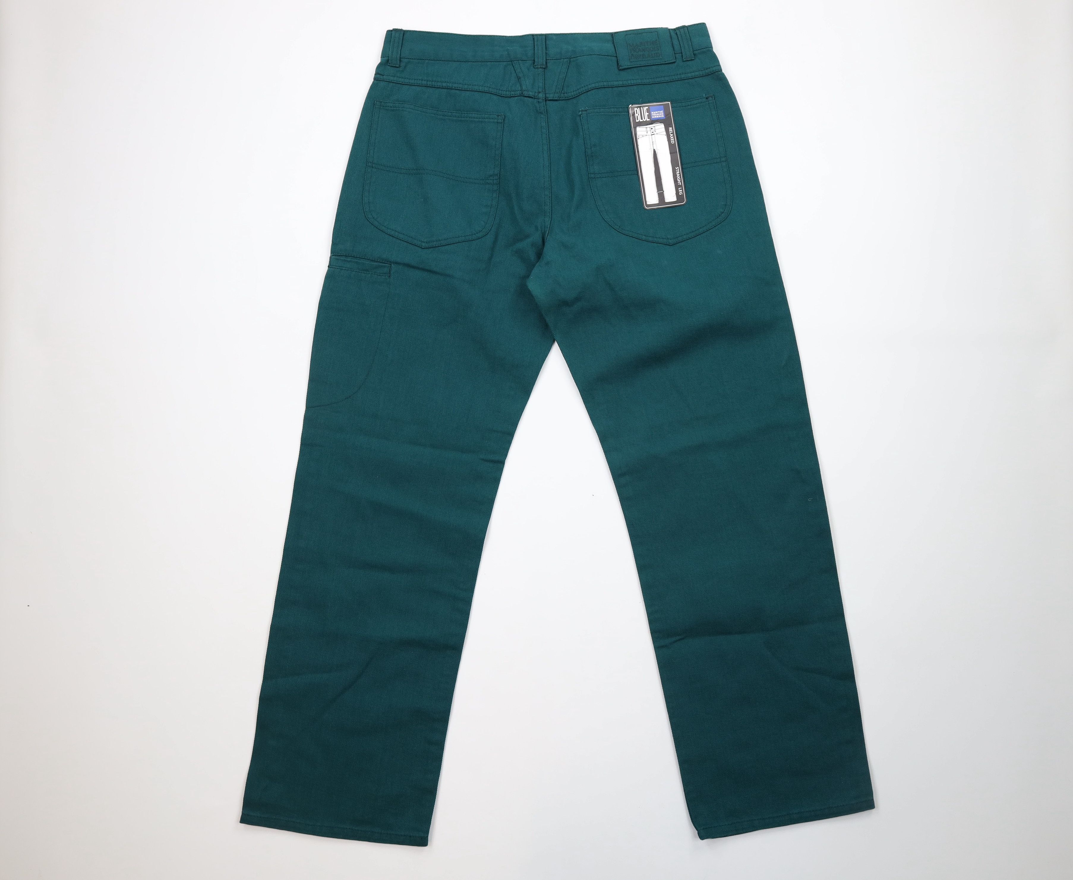 Marithe + Francois Girbaud × Vintage NOS Vintage 90s Marithe Francois Girbaud Fit Wide Leg Jeans Size US 36 / EU 52 - 7 Thumbnail