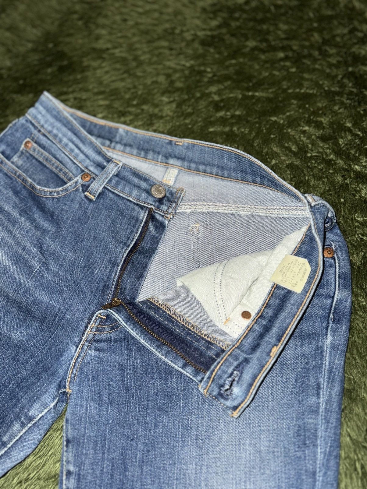 Levi's [W31] Levi’s Women’s 502 Made in Japan Washed Denim Pants Size US 31 - 3 Thumbnail