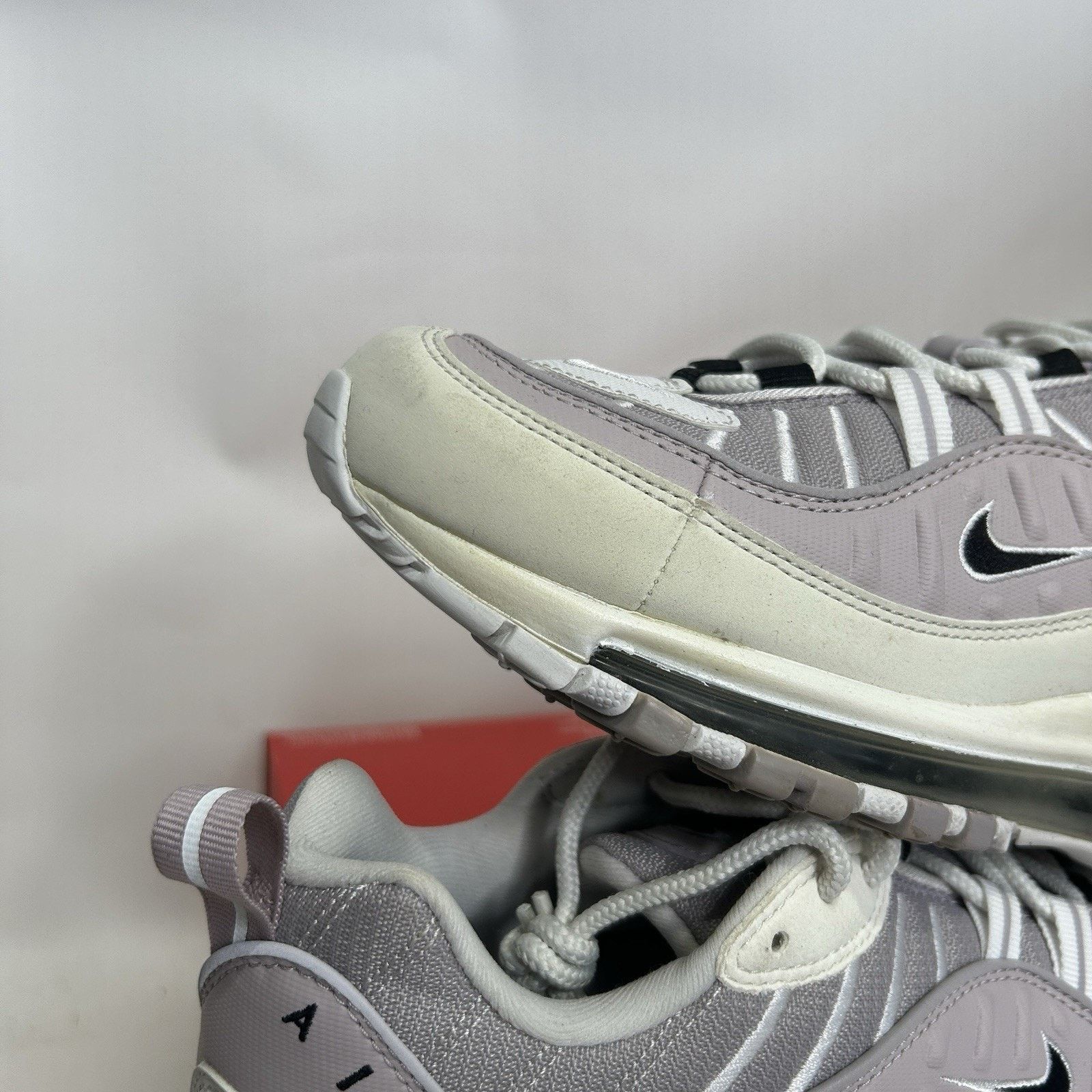 Nike Nike Air Max 98 WMNS “Silver Lilac Violet Black White” Size US 8 / IT 38 - 5 Thumbnail