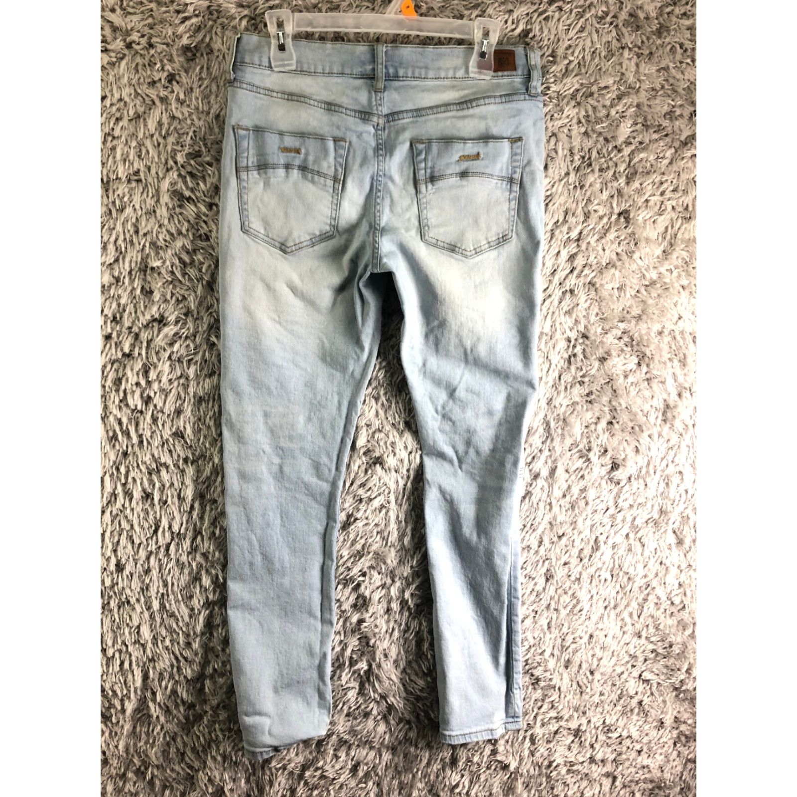 Rsq RSQ Jeans Seattle Skinny Taper Biker Style Mens 32x32 Mid Rise Medium Wash Denim Blue 32 Size US 32 / EU 48 - 5 Thumbnail