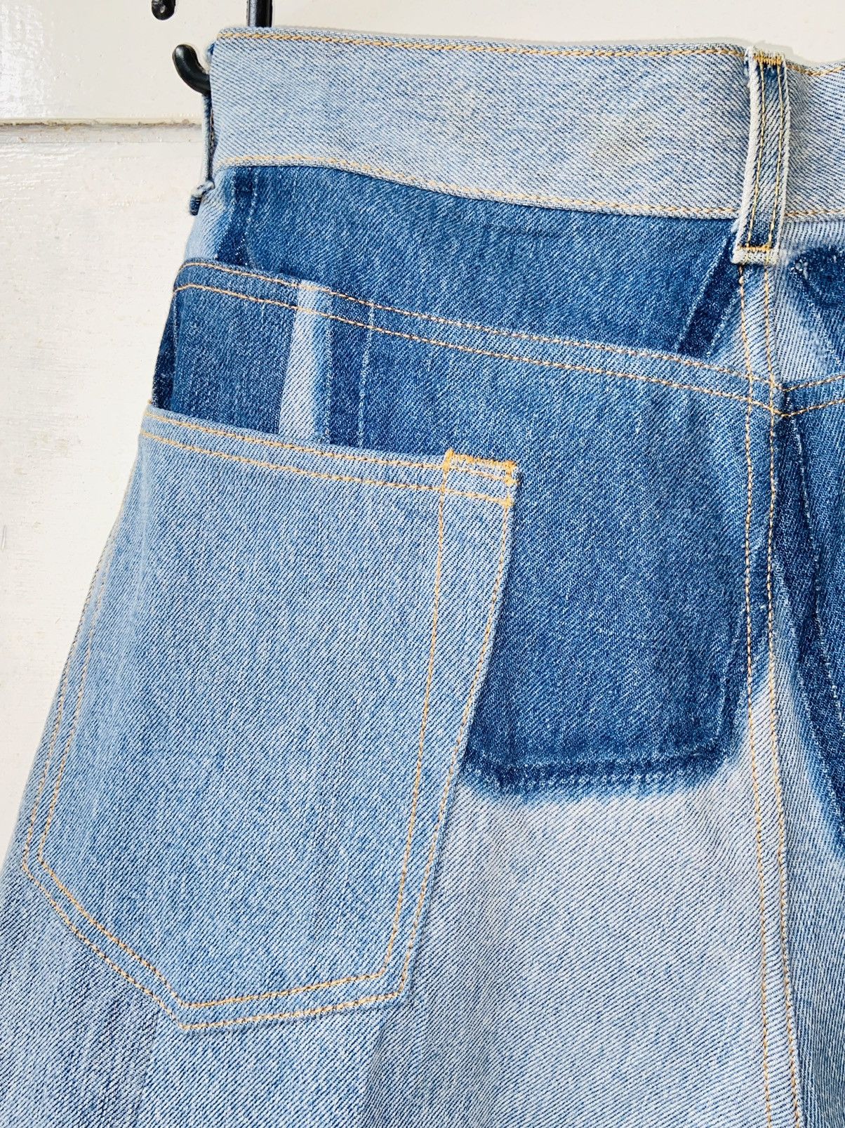 Issey Miyake NOVE Panel Denim Jeans Size US 35 - 13 Thumbnail