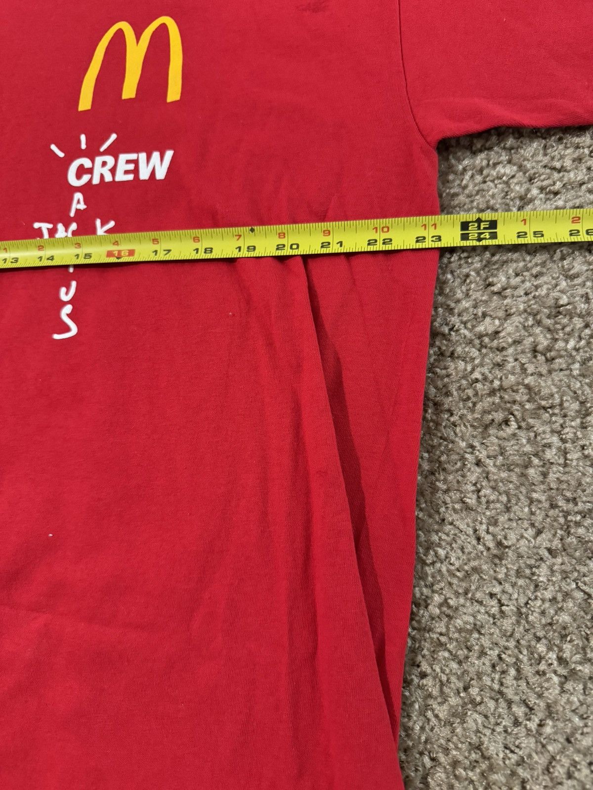 Travis Scott MCDONALDS X CACTUS JACK TEE Size US XL / EU 56 / 4 - 5 Thumbnail