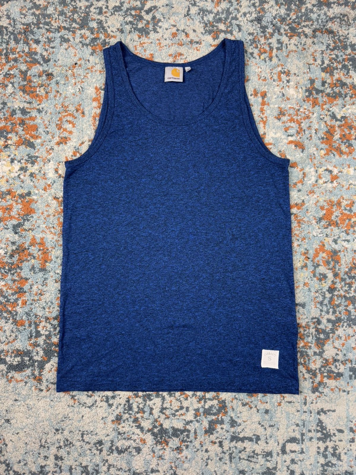 Carhartt × Vintage Vintage y2k Carhartt melange blue tank top sleeveless Size US S / EU 44-46 / 1 - 1 Thumbnail
