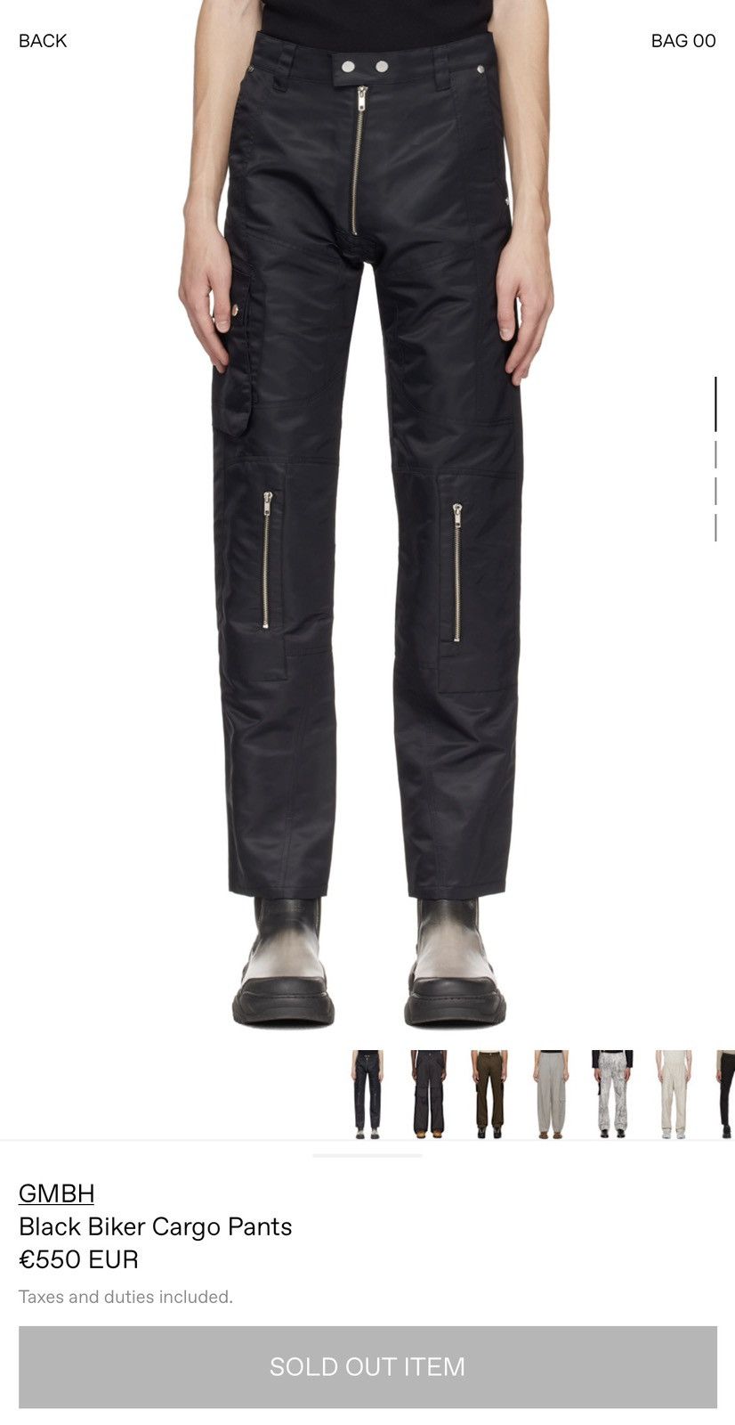 GmbH Biker Recycled Nylon Pants Size US 30 / EU 46 - 4 Thumbnail