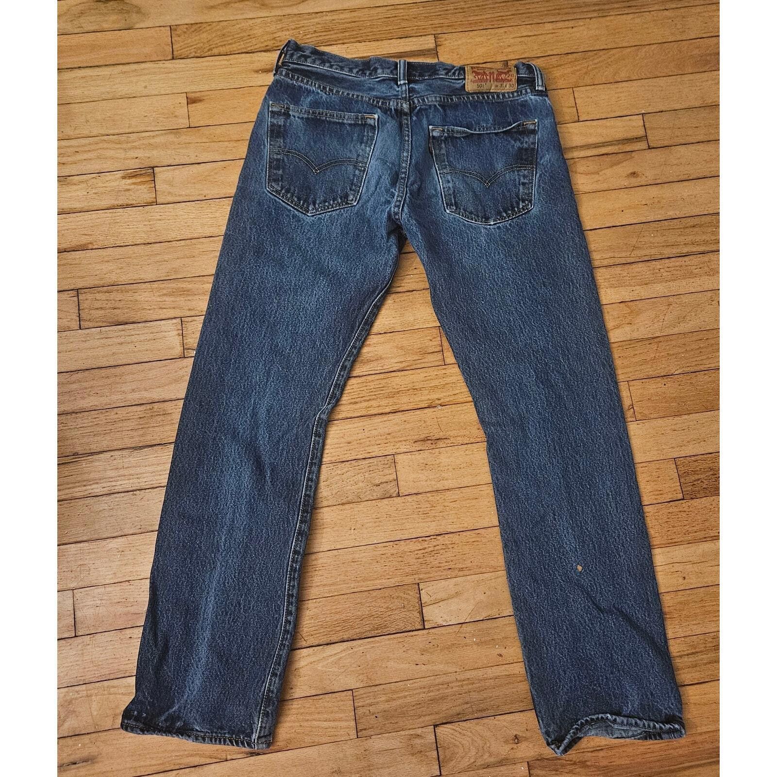 Levi's Levi’s 501 Original Fit Button-Fly Jeans - W31 L30 Size 27" / US 4 / IT 40 - 2 Thumbnail