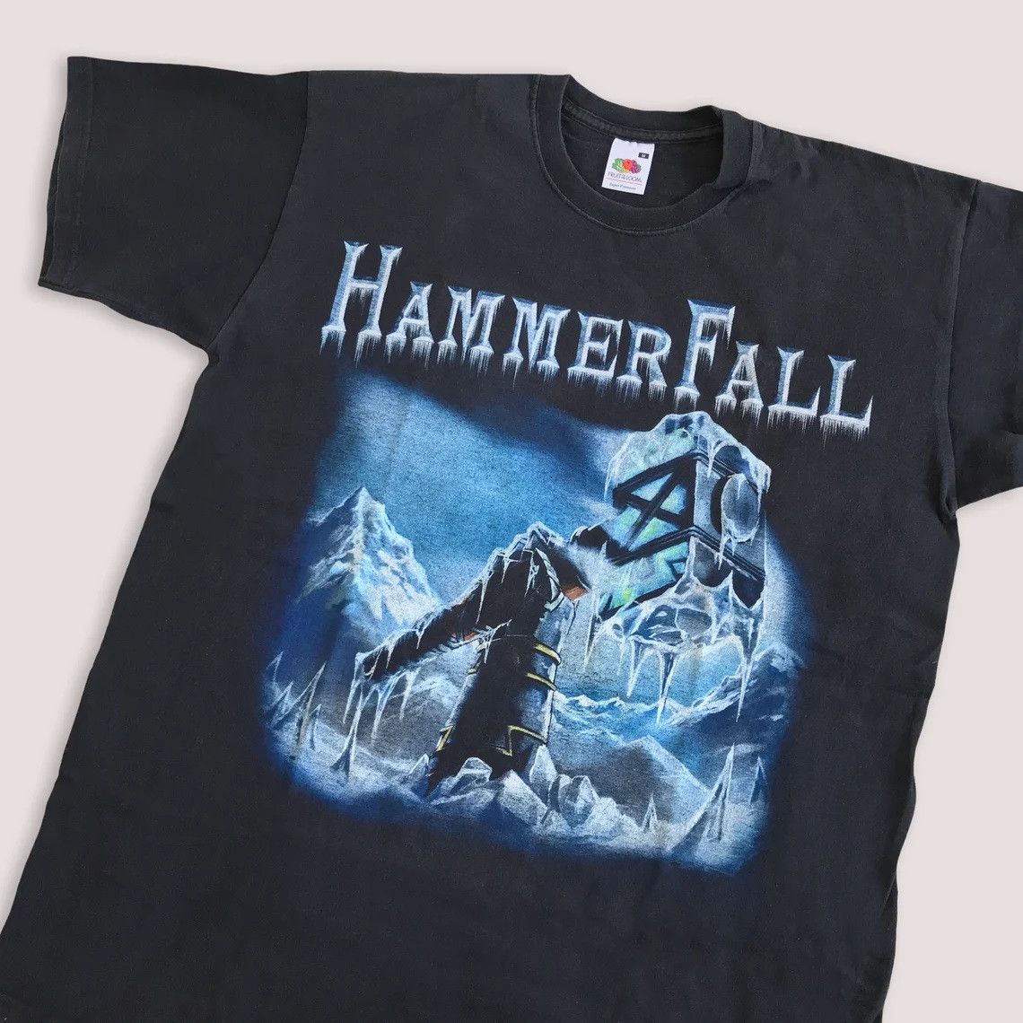 Band Tees Vintage Y2K HAMMER FALL t shirt 90s Rock Metal Retro Faded M Size US M / EU 48-50 / 2 - 8 Thumbnail