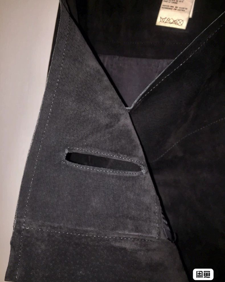 Y's Y's Rare Leather Skirt Size 25" / US 0 / IT 36 - 2 Thumbnail