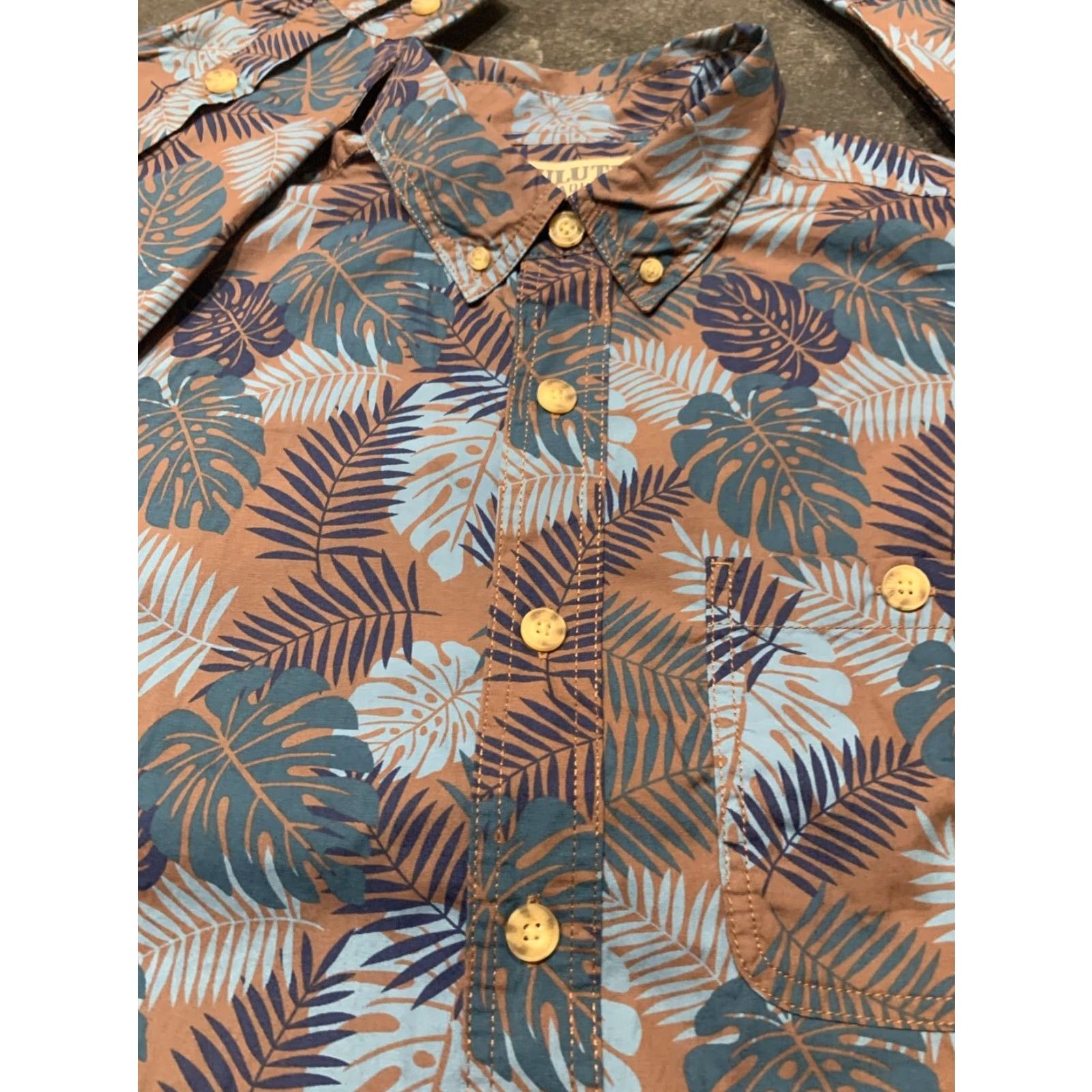 ALOHAS Duluth Trading Mens Medium Long Sleeve Button Down Shirt Floral Print Cotton Size US M / EU 48-50 / 2 - 3 Thumbnail