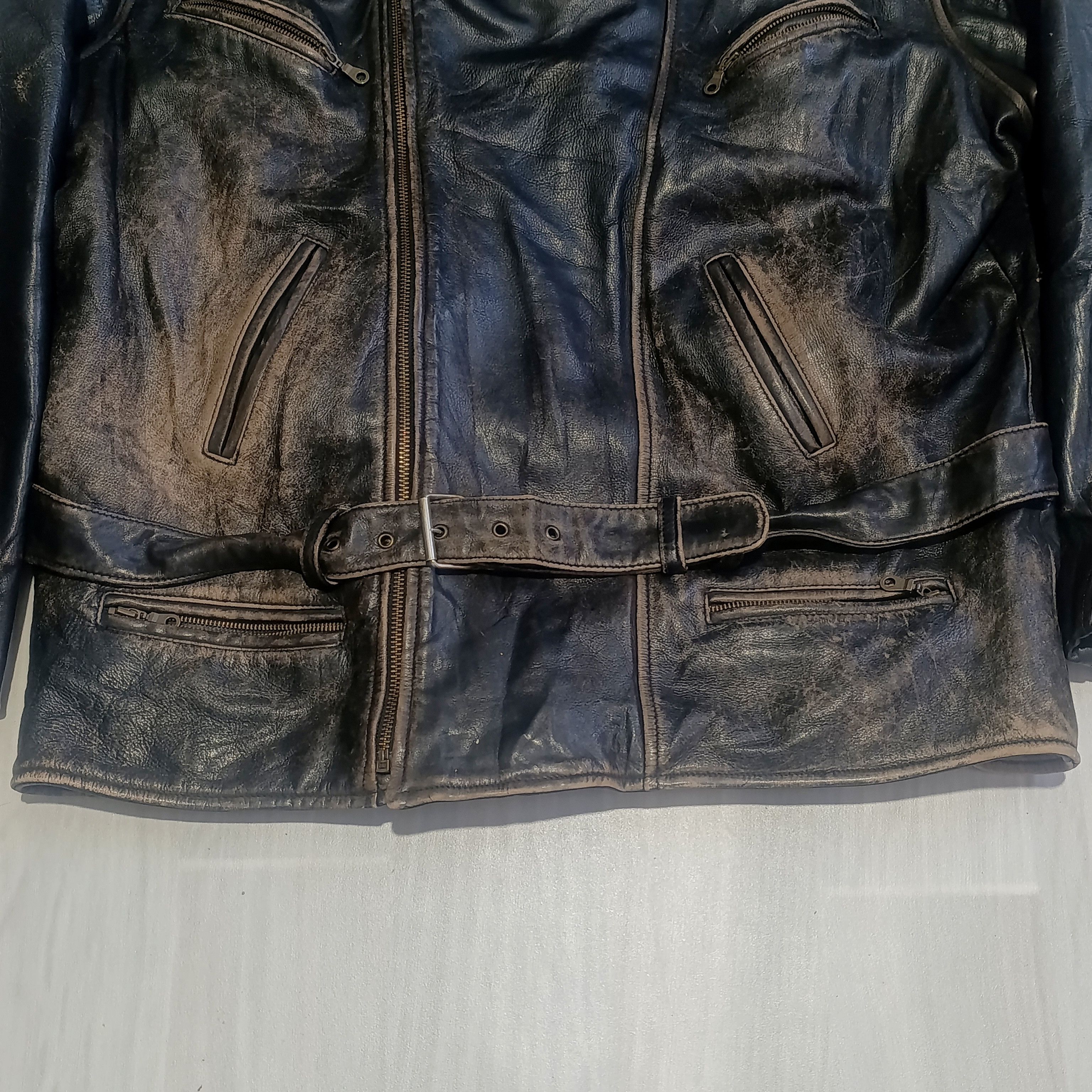 Other Vtg 90s Jeanseria Del Corso American Basics leather Jacket Size US XXL / EU 58 / 5 - 2 Thumbnail