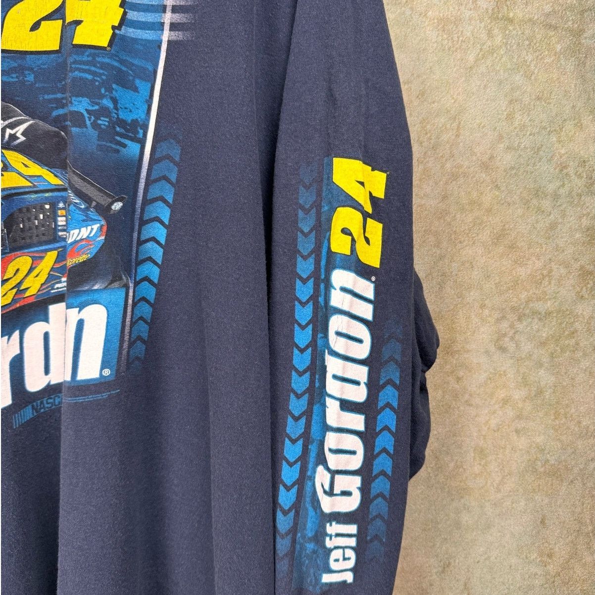 NASCAR × Vintage VTG 90s Nascar Jeff Gordon Shirt Sz XL Navy Blue Long Sleeve Size US XL / EU 56 / 4 - 4 Thumbnail