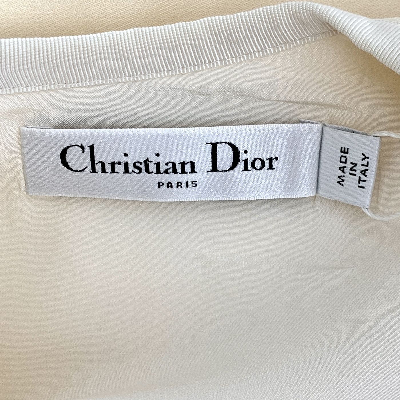 Dior Dior Button Wool Dress Beige (38) Size M / US 6-8 / IT 42-44 - 5 Thumbnail
