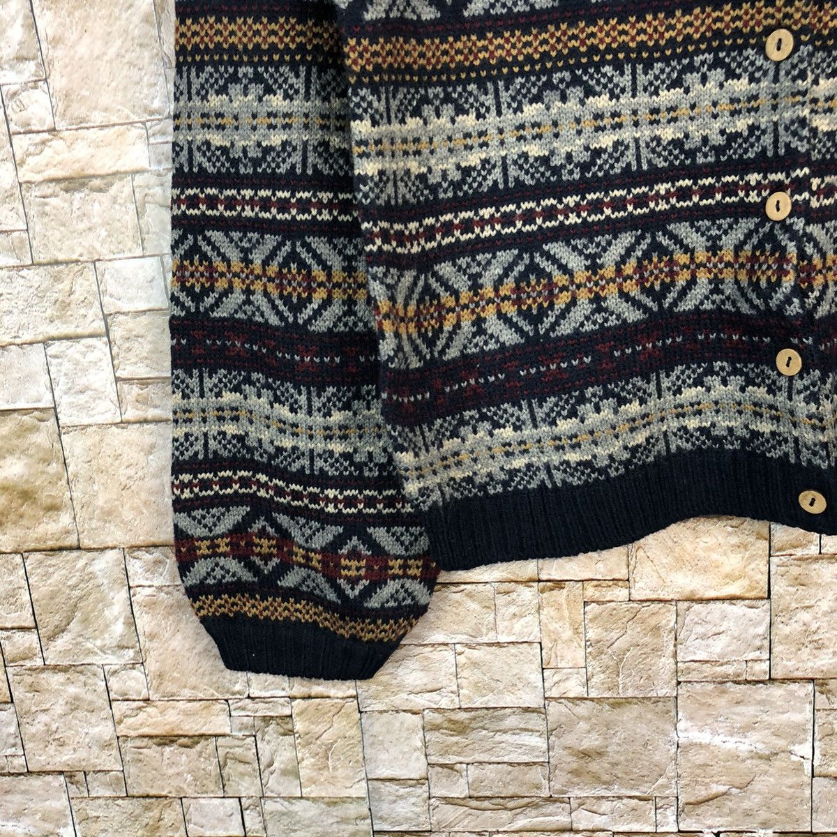 Japanese Brand Earth Music & Econology Cardigan Knitwear #A1061 Size S / US 4 / IT 40 - 7 Thumbnail