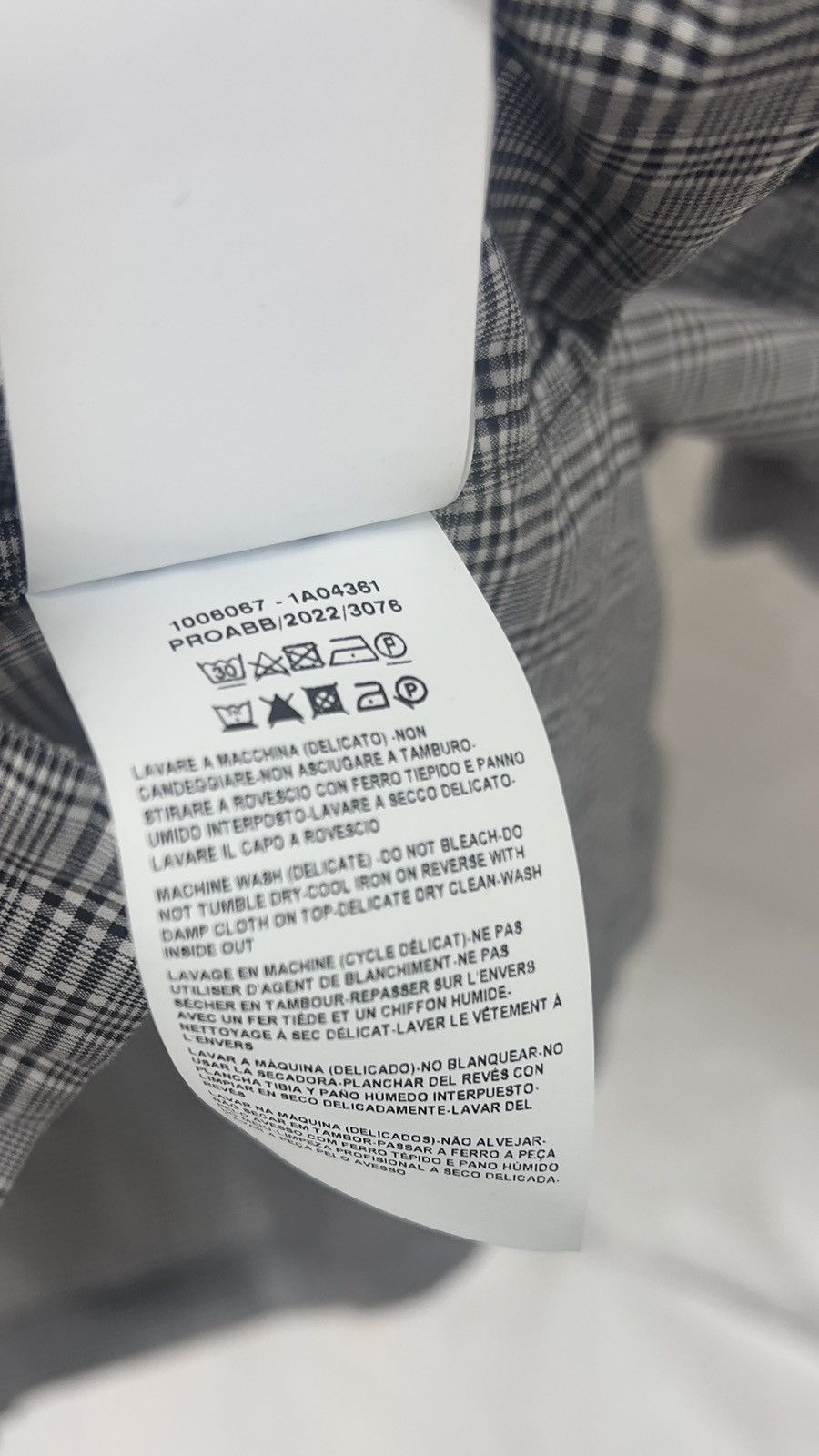 Versace Versace Americana Fit Plaid Short Sleeve Button-Up Shirt Size US M / EU 48-50 / 2 - 5 Thumbnail