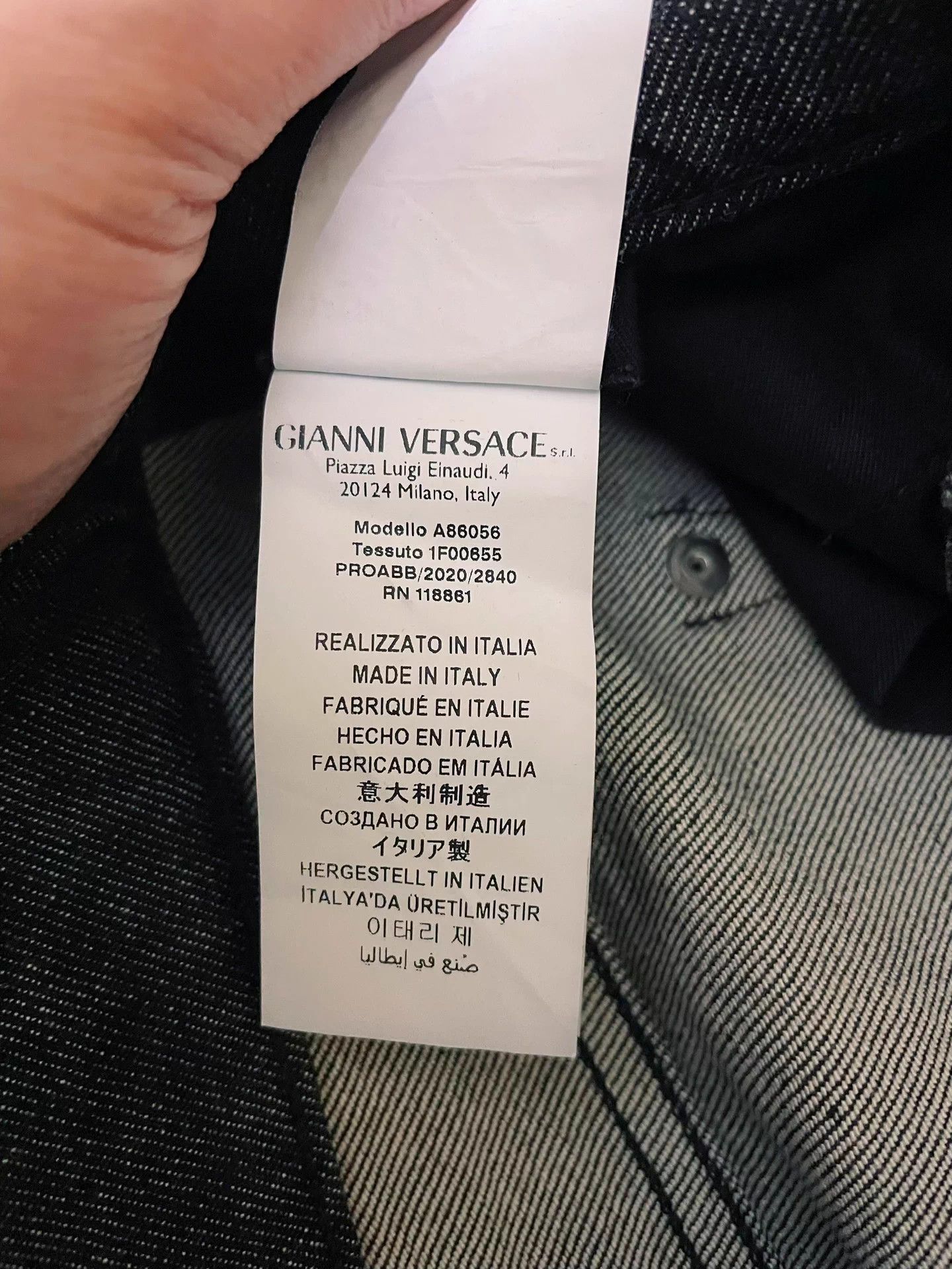 Versace Versace Main Line Limited Poster Loop Series 31 Jeans Size US 31 - 8 Thumbnail