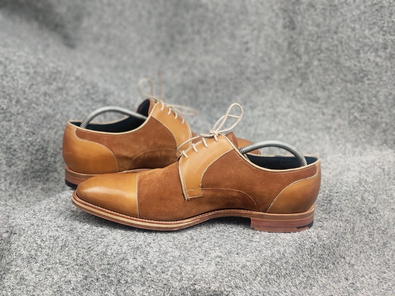 Barker Barker Design Butler Derby brown leather suede Classic Shoes Size US 11 / EU 44 - 13 Thumbnail