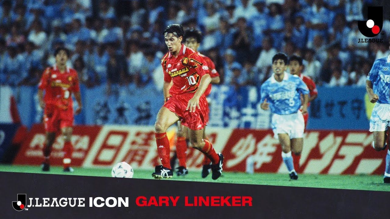 Mizuno Nagoya Grampus Home 1996 Gary Lineker #10 Soccer Jersey Size US L / EU 52-54 / 3 - 13 Thumbnail