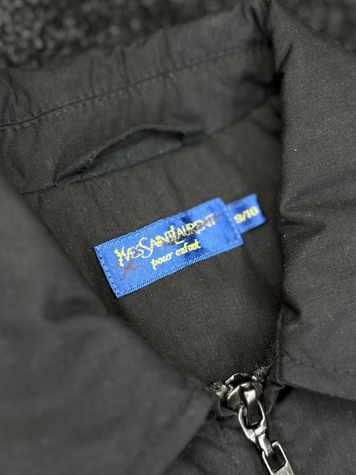 Yves Saint Laurent Yves Saint Laurent Junior Jacket – Black – Size 9–10Y Size US XXS / EU 40 - 7 Thumbnail