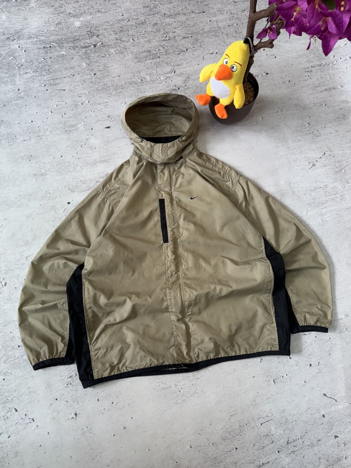 Nike × Vintage NIKE VINTAGE BASIC LOGO OVERSIZE BAGGY LIGHT JACKET Size US XL / EU 56 / 4 - 1 Thumbnail