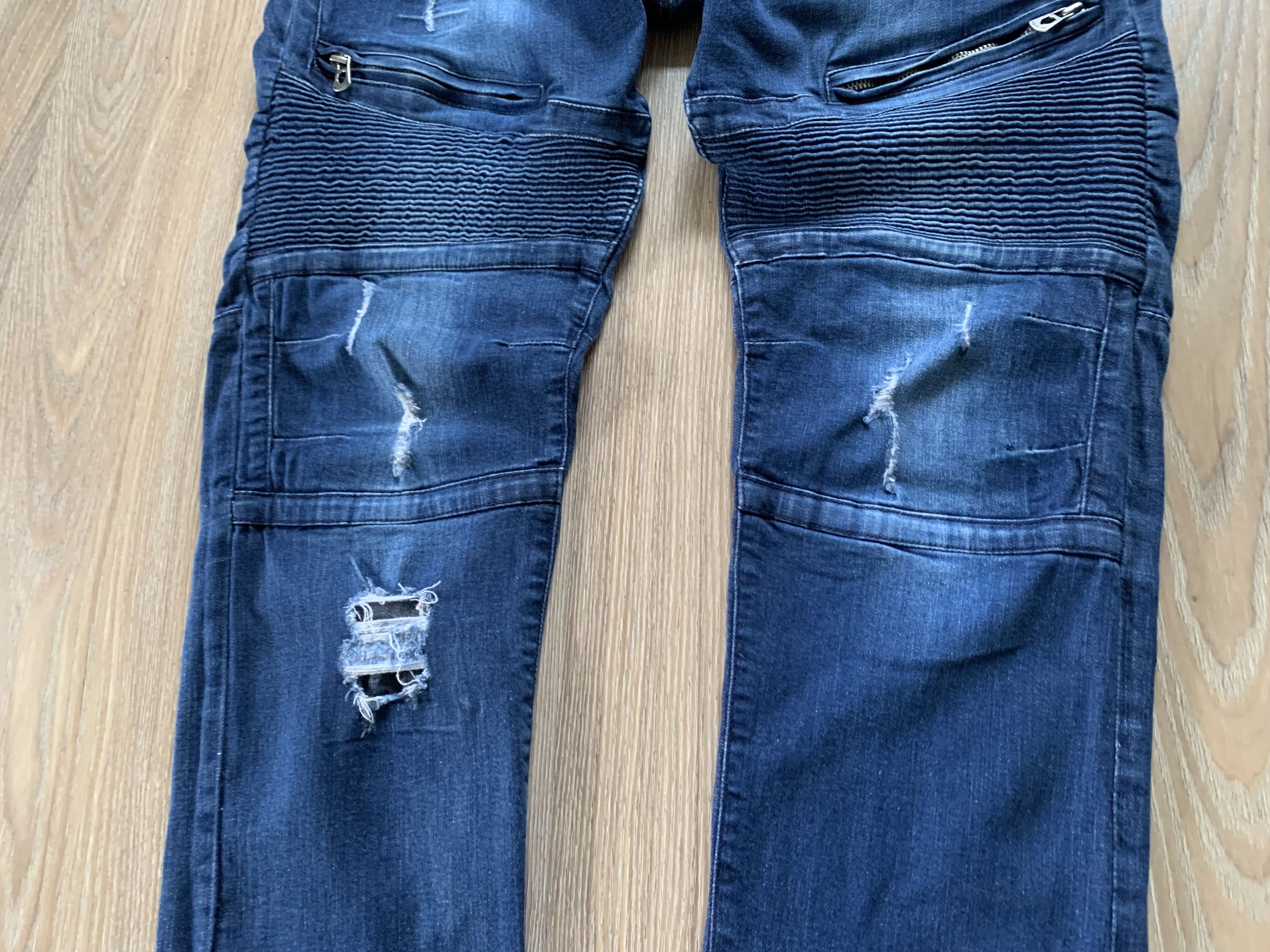 Other Police Cassady Distressed Blue Denim Jeans Size US 38 / EU 54 - 4 Thumbnail
